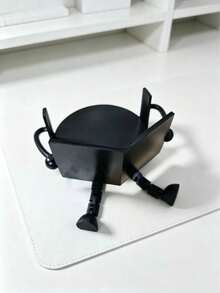 1pc Creative Human-Shaped Toilet Paper Holder, Novelty Funny Roll Paper Dispenser, Multi-Functional Desktop Tissue Storage Organizer, Bathroom Bedroom Living Room Kitchen Paper Towel Box, Reception Area Decorative Tissue Holder, Home Room Decor, Human-Shaped Art Tissue Holder Ornament, Bathroom Storage Organizer, Kitchen Paper Towel Holder Roll Paper Rack, Creative Gift Christmas Decoration - Multicolor - View 9