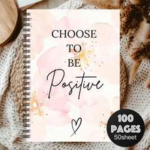 1pc Motivational Pink Notebook Featuring Quotes For - A Stylish Diary For Positive Affirmations And Self-Reflection, An Ideal Present For Friends And Sisters With Encouraging Quotes For Women - One Book (50 Pages, 100 Pages) - View 5