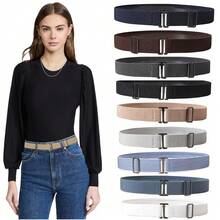 1/2 Pack Women's Invisible Elastic Band Transparent Elastic Webbing With Flat Buckle - Multiple Styles - View 2