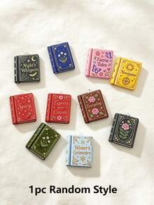 20 buah Liontin Buku Ajaib Warna-warni, Dekorasi Gantung Gaya Bohemian, Cocok untuk Pembuatan Perhiasan DIY dan Kerajinan Tangan, Anting, Kalung, Gantungan Tas, Gantungan Kunci, Bahan Stiker DIY Casing Ponsel - MultiWarna - View 7