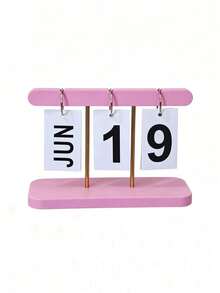 1pc Nordic Style Luxury Flip Page Calendar Desktop Organizer, Home Decor For Living Room, Entryway, Office, Bookshelf Back To School Room Decor Ornaments Home Miniature Things - Multicolor - View 15