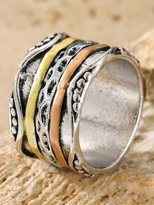 1pc Vintage Ring For Women, Wedding Engagement Party Jewelry, Valentine's Day Gift - 1# - View 2