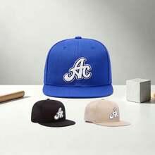 1pc Unisex" AC "Embroidery Baseball Cap, Adjustable Design, Sun Protection Hat Suitable For Hiking, Mountaineering, Travel , Outdoor Activities - Multi-color - View 6