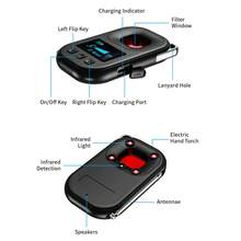 Multifunctional Camera Detector Hotel Anti-Spying Signal Detector Wireless GPS Locator Scanner Infrared Camera Detector Anti-Eavesdropping Magnetic Field Detection Device Portable Signal Detector - View 9