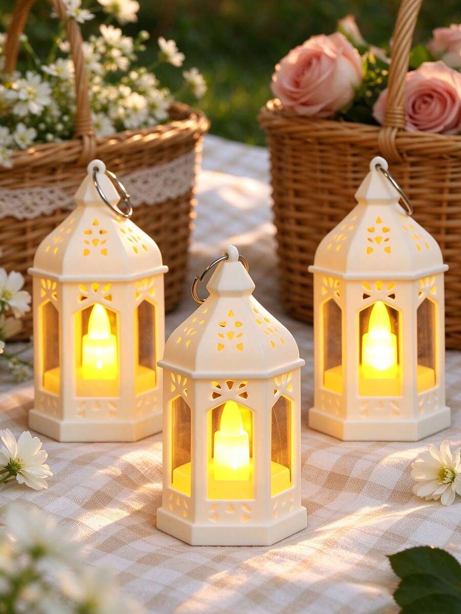 1pc Home Decoration Mini Retro Decor Lantern Light, With Battery, Indoor Room Desktop Decoration Night Light, Mini Wind Light, Suitable For Festivals, Parties, Christmas Decor, Bedroom Decor LED Candle Light, Christmas Decor Light, Gift For Friends