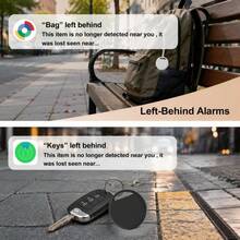 Getpower 4 Packs Dual System Smart Tag, Item Finder Works For Android And For IOS Find My, Anti-Loss Device Smart Tracker, Precise Positioning&Sharing Position, For Luggage, Wallet, Bag - Both For IOS & For Android Find Hub App - Multicolor - View 2