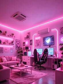 LED Neon Light, 5V USB LED Light Strip With Button Controller, Flexible Neon Rope Light, Suitable For Indoor And Outdoor Decoration, Bedroom, Kitchen, Party, TV Backlight - Neon Light - View 4