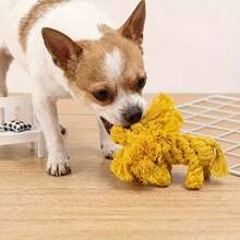 1PC Lion/Giraffe-Shaped Rope Toy, Suitable For Pets. The Design Is Durable And Resistant To Chewing. It Is Perfect For Outdoor Use And Daily Family Interactive Games. Suitable For Small And Medium-Sized Dogs. Resistant To Chewing, Easy To Chew. - Multicolor - View 3