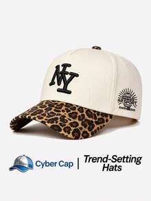 1pc Women's "NY" Trucker Hat Adjustable Design Stylish Embroidered Five-Panel Cap Perfect For Casual Wear, Parties Travel - Multi-color - View 14