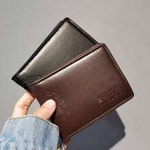 Multi-Function Men's Driving License Wallet, 2-In-1 Card Holder For Driving License And Vehicle Registration, Document Protector - Multicolor - View 2