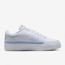 Nike Court Legacy Lift Women's Low-Top Sneakers, Comfortable, Versatile, Non-Slip, Durable, Light Blue - Light Blue - View 6