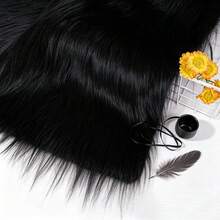 قماش فرو صناعي طويل الشعر، فرو صناعي فائق النعومة، خيارات ألوان متعددة، حرف يدوية، أزياء تنكرية، وسادة رمية، سجادة، ديكور حفلات - متعدد الألوان - مشاهدة 15