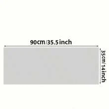 2dflat 1pc Red Gold Border Christmas Microwave Dust Cover, Red Bell Print Home Microwave Cover Cloth Kitchen Decor - Multicolor - View 3