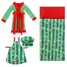 Christmas Gift 26-30cm Elf Doll Accessories 4pcs Set Sleeping Bag Chef Outfit Robe - Multicolor - View 12