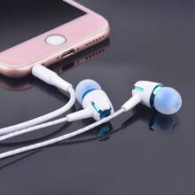 Wired In-Ear Earphones, 3.5mm Stereo Earbuds With In-Line Volume Control And Built-In Microphone, Electroplated Universal Phone Earphones - View 11