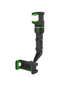 Car Phone Holder, Suitable For Rearview Mirror; Globally Universal Adjustable & Telescopic Navigation Mount; Multi-Function Phone Holder Mountable On Rearview Mirror; Globally Applicable Fixed Car Navigation Mount. - A - View 6