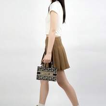 Dior Women Top Handle Bags - Dark Wash - View 7