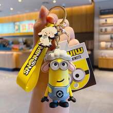 Hasbro 12 Zodiac Keychain Anime Minion Pendant Cute Bag Charm Claw Machine Small Gift - Multicolor - View 3