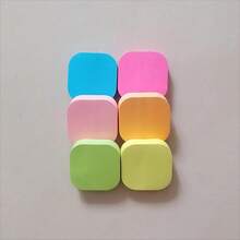 1pc Solid Color Round Sticky Notes, Index Tab Mini Notepad, Suitable For Daily Task Planning And To-Do Lists, Random Combination - Vibrant Colors Random Combination, Easy To Use, Efficient Note-Taking And Organizing - Ideal Paper Sticky Notes For Students, Office And Home Use. - Random Color and Style - View 10