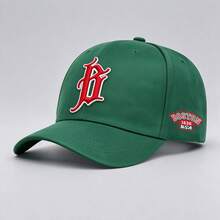 1pc Gothic B Letter Embroidery Hats For Men Adjustable Hats, UV Protection Sun Hat, Ideal For Hiking, Mountaineering, Travel, And Outdoor Activities - Multicolor - View 10