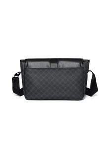 Tas Selempang Minimalis Kapasitas Besar Pria, Tas Bahu dengan Penutup Atas dan Tali Bahu yang Dapat Diatur, Gaya Fungsional, Estetika Premium Korea, Untuk Sepeda Motor, Perjalanan Harian, Bepergian, dan Akhir Pekan - MultiWarna - View 12