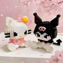 SANRIO سلسلة دمى سانريو ميني لبناء الكتل - حوالي 400 قطعة من كتل بناء الشخصيات الكرتونية، قطع قابلة للجمع، هدية عيد ميلاد مثالية، ديكور داخلي، ديكور منزلي، كتل بناء بأسلوب لطيف، هدية نموذج شخصية أنمي، هدية عيد ميلاد، جائزة كرنفال، هدية العودة إلى المدرسة، إلخ. - متعدد الألوان - مشاهدة 6