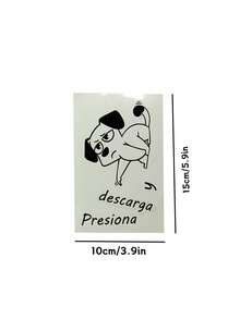1 buah Stiker Toilet Kucing Kartun Lucu - Dekorasi Kamar Mandi "Tekan untuk Siram", Stiker Dinding PVC Perekat Sendiri, Cocok untuk Kaca, Ubin, dan Permukaan Halus, Tidak Perlu Pemanasan, Pemasangan Mudah, Desain Menarik, Mudah Dikupas dan Ditempel - MultiWarna - View 10