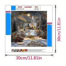 DIY Diamond Painting Kit - Adult And Beginner DIY Diamond Art, Full Drill Round Bead Handmade Mosaic Craft, Suitable For Creative Home And Office Wall Decor Gift - View 10