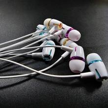 Wired In-Ear Earphones, 3.5mm Stereo Earbuds With In-Line Volume Control And Built-In Microphone, Electroplated Universal Phone Earphones - View 2