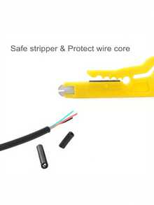 2/5Pcs Multifunctional Wire Stripper Plier, Easy Use Cable Peeling Tool For Stripping Electrical & Network Wires - Wire Stripper - View 2