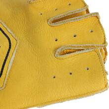 Vintage Personalized Half-Finger Gloves Unisex Breathable Perforated Design Motorcycle Riding Protective Gloves Outdoor Sports Motorcycle Anti-Slip Wear-Resistant Fingerless Gloves - A - View 7
