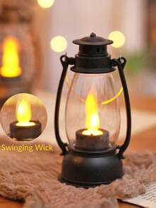 1 buah Lampu Lentera LED Genggam Bergaya Vintage (Termasuk Baterai), Lampu Malam LED Dekorasi Meja Dalam Ruangan, Lampu Lentera Dekorasi Rumah, Lampu Malam LED Lampu Minyak untuk Dekorasi Pesta Pernikahan, Liburan, dan Perkemahan, Lampu Dekorasi Natal - Huang Guang - View 21