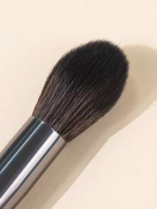SEPROFE Flame Shape Highlighter Brush, Multi Purpose Blush Brush, Ultra Soft Fibers, Fits Face To Brighten Skin Tone, Even Blending For Three Dimensional Look, Premium Texture Handle, Daily Face Makeup Tool - Brown - View 3
