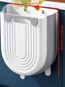 Hanging Cabinet Door Trash Can, Kitchen Compost Garbage Bin, Space Saving No Bending Waste Container, Portable Trash Bin For RV, Kitchen & Bathroom, Household Waste Storage Organizer, Perfect Christmas Holiday Gift - Multicolor - View 4