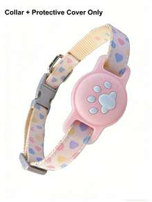 Pet Cat Anti-Lost Locator Collar Set, Includes Collar + Locator + Protective Case. Suitable For Find My Systems, Not Suitable For Android Systems. One-Click Tracking, Luminous Protective Case, Extra-Long Battery Life. For Locating Wallets, Luggage - Multicolor - View 16