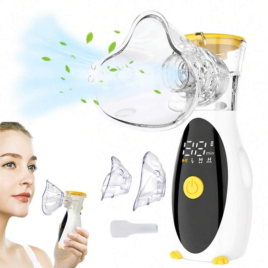Perangkat Hidrasi Layar Digital Pintar, Penyemprot Kabut, Atomizer dengan Kabut Ultra Halus/Atomisasi Halus Cerdas/Pengingat Waktu Cerdas, Volume Semprotan yang Dapat Diatur, Desain Ringan, Portabel dan Mudah Digunakan, Pilihan Hadiah Sempurna Penyemprot Kabut Atomizer