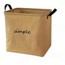 Fabric Foldable Laundry Hamper, Clothing Organizer Basket, Multi-Functional Storage Bin For Living Room - View 5