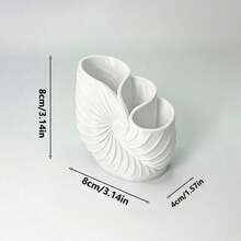 1pc Shell-Shaped Toothbrush Holder, Also Functions As Toothpaste Storage Rack. Made Of Plastic Material, Designed With A Simple And Elegant Style. Features Three Compartments, Perfect For Storage Next To The Bathroom Sink. Can Also Be Used As A Countertop Organizer For Toothpaste And Razors. An Ideal Choice For Organizing Home Toiletries. Suitable As A Gift For Weddings, Graduations, Back To School, And Other Occasions, Also Suitable For Dorm Use Or As A Decorative Item To Beautify The Home Environment. - Multicolor - View 11