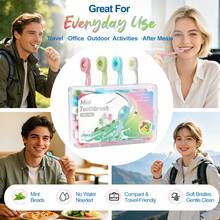 20pcs Disposable Mini Toothbrush With Toothpaste, Portable Waterless Use, 4-In-1 Design With Tongue Scraper And Toothpick, Fresh Breath, Suitable For Travel, Camping And Carrying - Multiple Flavors/various Styles - View 7