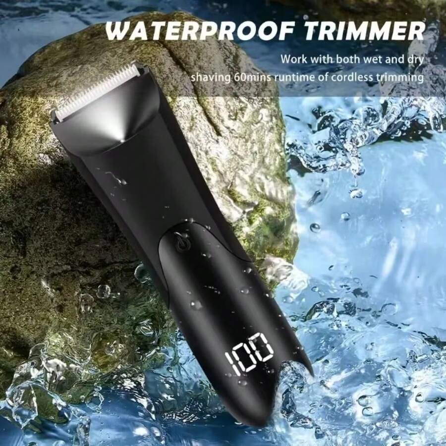 Men's Electric Hair Clipper, Beard Safety Razor, Intimate Area Grooming, Home And Travel Personal Shaving Tool, 500mAh