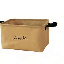 Fabric Foldable Laundry Hamper, Clothing Organizer Basket, Multi-Functional Storage Bin For Living Room - View 4
