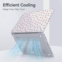 1 ốp bảo vệ chống sốc trong suốt bằng nhựa PC cứng cho MacBook, vỏ trong suốt hoàn toàn có lỗ thông hơi, ôm khít máy, phù hợp cho 13 Neo/13.3 Air/13.3 Pro/13.6 Air/14.2 Pro/15 Air/16.2 Pro - Xem 5