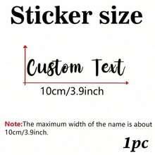 Customizable Name DIY Stickers, Gift Wrapping Labels With Text And Date Customization. Suitable For Gift Wrapping, Parties And Daily Use. Can Be Applied To Balloons, Gift Boxes - Multicolor - View 5