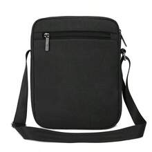 TINYAT Men Shoulder Bag Polyester Crossbody Bag Multiple Compartments Fits 9.7 Inch Tablet Adjustable Strap Lightweight Business Travel Commute - Multicolor - View 2