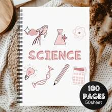 1 buah Buku Catatan Spiral Bertema Sains dengan Tabel Periodik, Heliks Ganda DNA & Model Atom - Jurnal Laboratorium untuk Siswa & Guru - Buku Harian Pembelajaran Bahasa Inggris, Perencana Penelitian, Perlengkapan, Halaman Bergaris Kosong. - Satu buku (50 halaman, 100 halaman) - View 13