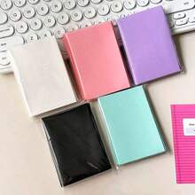25pcs Colorful Card Sleeves, Special Photo Protection Film, Popcorn Pattern Card Sleeves, Starry Sky Pattern Protection Film, High Definition Transparent Protection Sleeves, Photo Album, Holographic Photo Protection Sleeves, Perfectly Fit Photo Albums And Binders, Protection Sleeve Set, Korean Style, Photo Card Holder, Korean Style, Back To School Essential - C - View 2