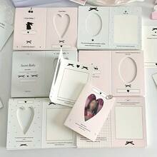 30pcs Mini Hollow Folded Greeting Cards, Message Cards, Couple Postcard Cards, Decorative Folded DIY Message Cards, Gift Decoration Cards, Folded Greeting Cards, Holiday Greetings, Postcard Thank You Cards, Birthday Party Invitations, Greeting Words, Holiday Universal Cards - C - View 1