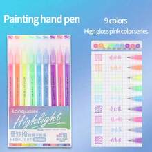 Languo Colors Suitable For Gift Giving New Hand Account Pen Set Painting Pens High-Looking Note Pens Can Be Stacked Colorful Drawing Graffiti Hand Account Writing Marking Pens Strong Coverage Even Ink Flow - Sets - View 11