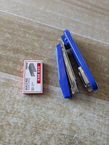 1pc Multipurpose Heavy Duty Rotatable Stapler, Accommodates Up To 3.74-Inch Stacking Depth, With 500pcs Staple Pins For Office, Home, Student Use Back To School,Back To School,School Supplies - Multicolor - View 14