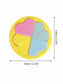 1pc Random Style Hydrophilic Latex-Free Sponge Puff, Makeup Egg Tool, Suitable For Face Washing And Makeup - Multicolor - View 4